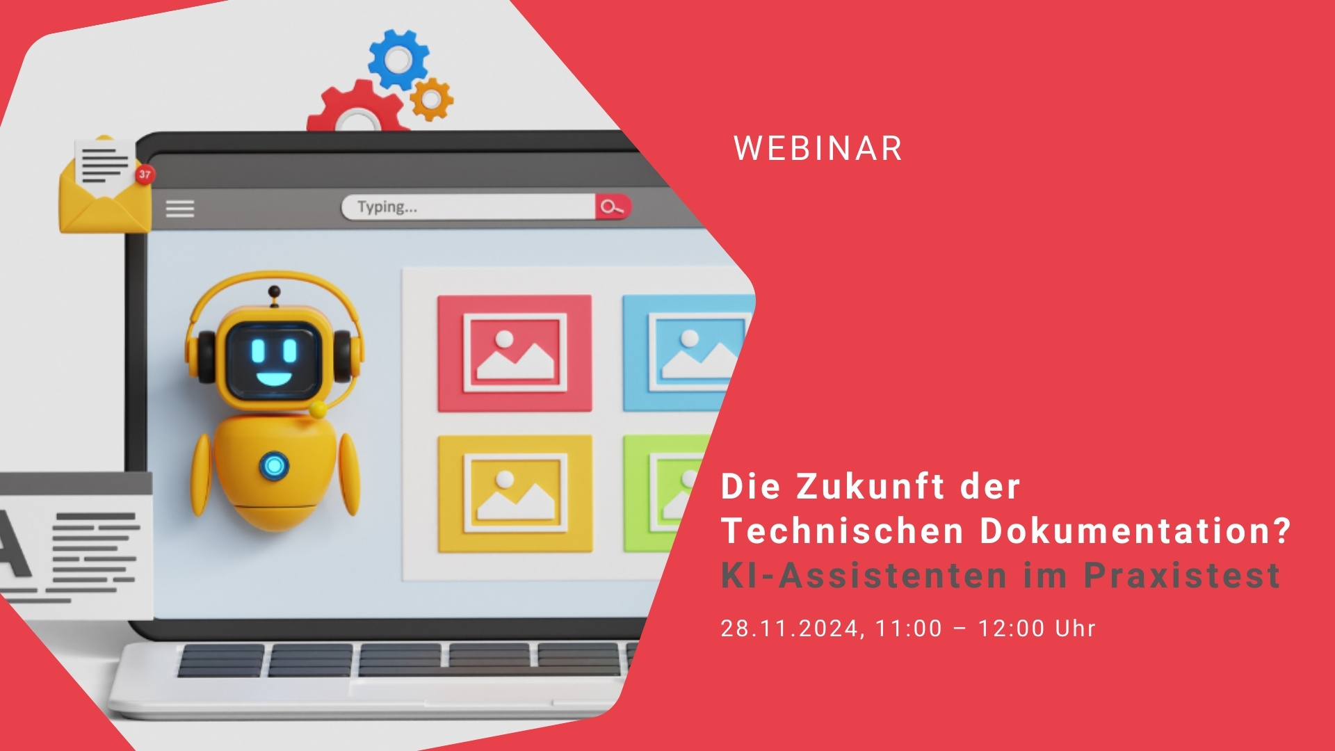 Webinar „Die Zukunft der Technischen Dokumentation? KI-Assistenten im Praxistest“